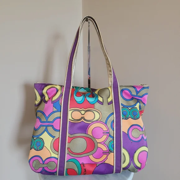 Coach Multicolor Tote Bag - Picture 2 of 6